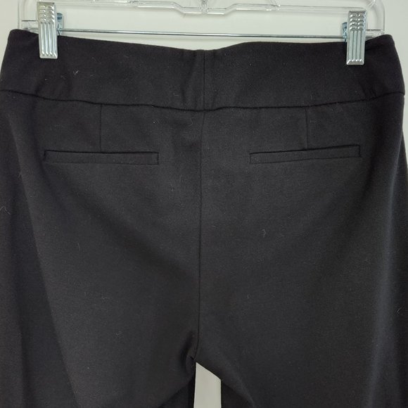 Vince Camuto Pants 4 Black Flat Front Mid Rise Stretch Nylon Blend - Picture 4 of 8